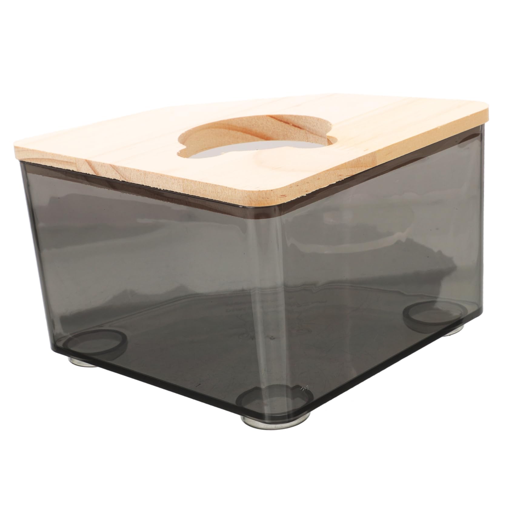 INOOMP 5piezas Caja De Baño De Arena para Hámster y Chinchilla Inodoro Transparente Antisalpicaduras Accesorio Práctico para Mascotas Pequeñas para Baños y Excavaciones