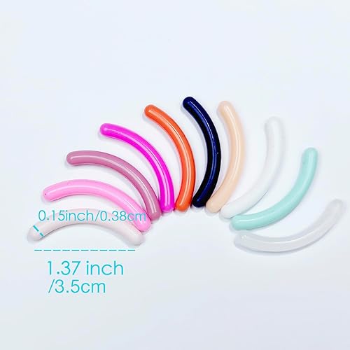 Miniatura 2 de GOUWEIBA 28 almohadillas de repuesto para rizador de pestañas, de goma de silicona, universal, con caja de almacenamiento transparente (color