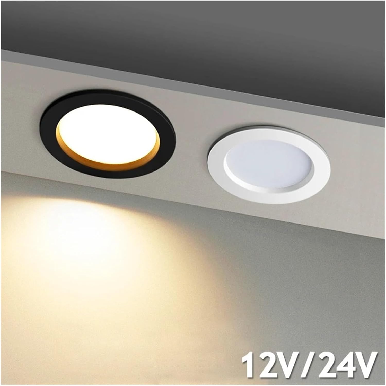 1 個 DC 12V LED ダウンライトシーリングライトスポットライト 3 ワット 5 ワット 7 ワット 9 ワット 12 ワッ