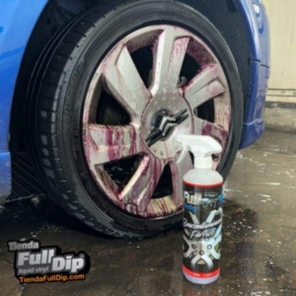 AutoFullCar – Iron Cleaner 5 litros FullCarX Limpia Llantas Coche Descontaminante Férrico PH Neutro Sin Ácidos, Apto Llantas Aluminio Cromadas Moto, Limpieza Detailing
