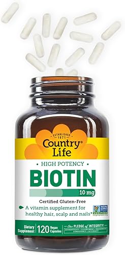 Miniatura 4 de Biotina de alta potencia 10 mg 120 cápsulas vegetales