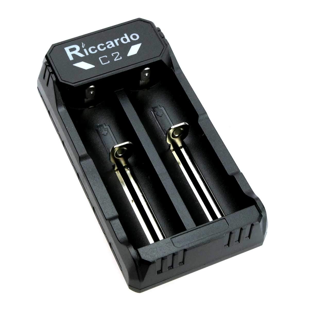 Riccardo C2 Ladegerät für E-Zigarette, Charger für 2  Lithium-Ionen-Akkuzellen : Amazon.de: Elektronik & Foto