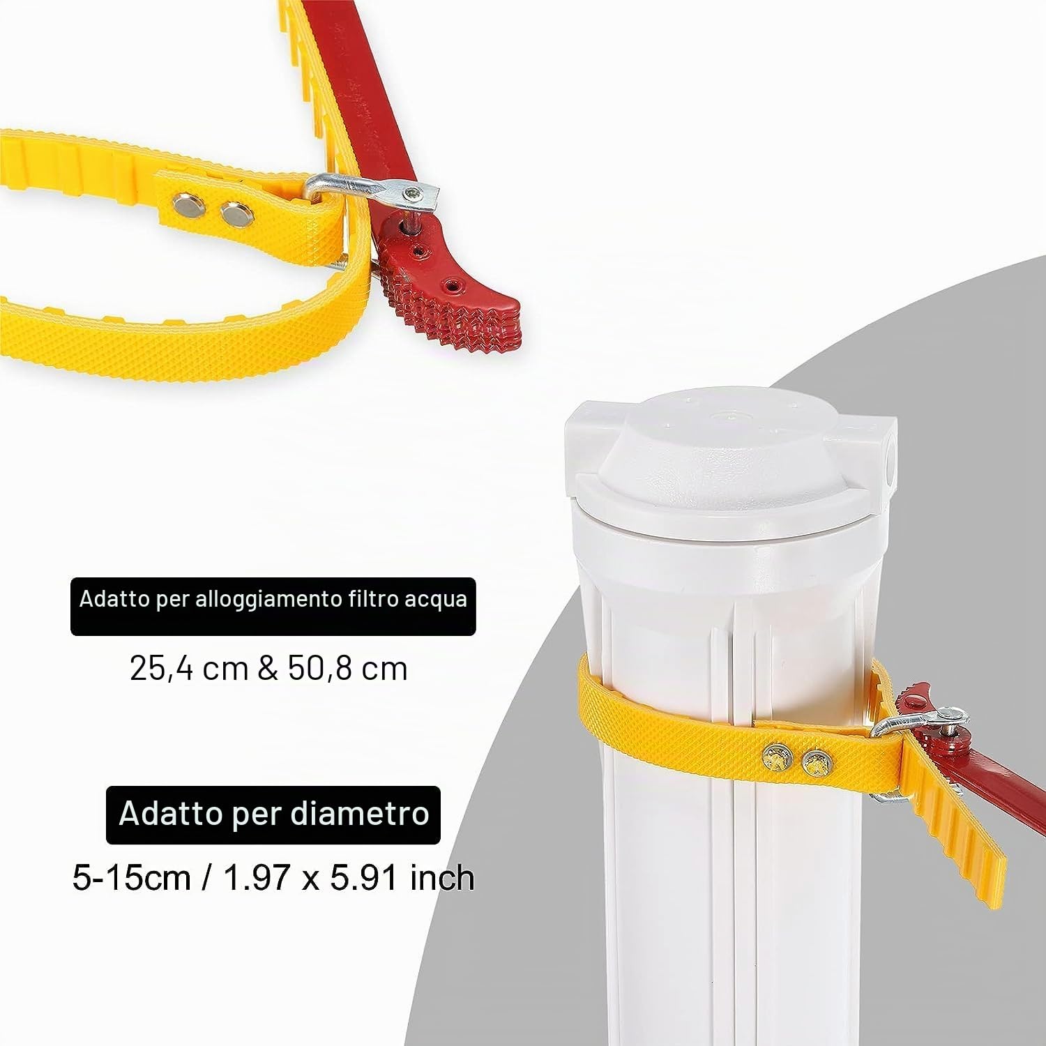 Chiave per filtro dell'olio 20,32 cm diametro 50-150 mm multifunzionale