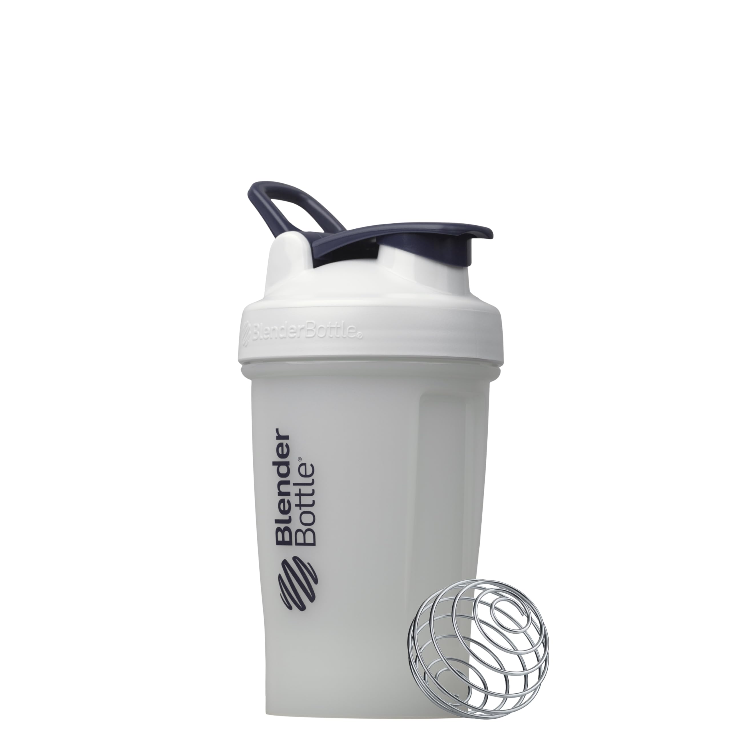BlenderBottle Classic V2 Plastic Shaker Bottle 20 oz White