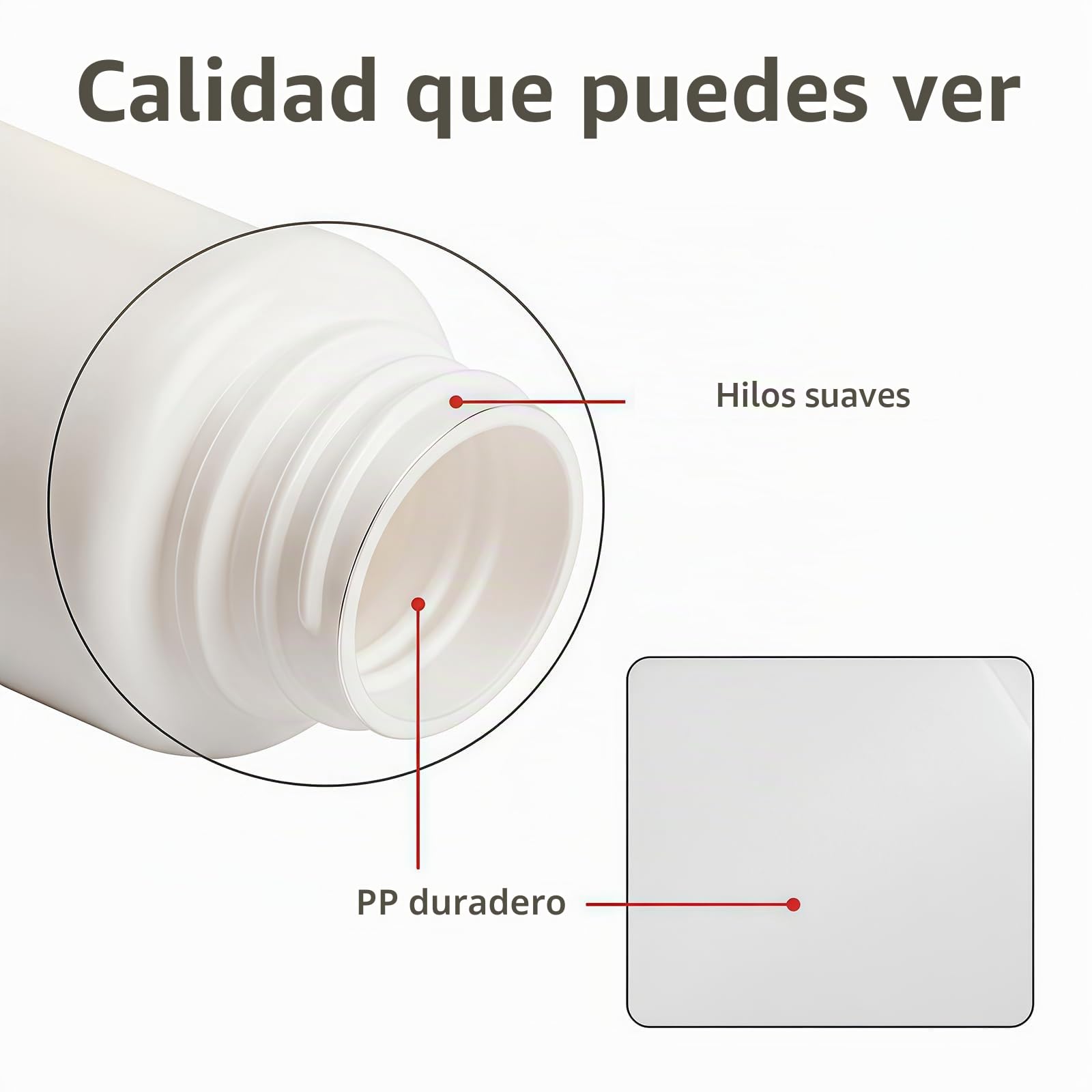12 recipientes redondos de plástico para píldoras, tabletas de medicina, soporte de almacenamiento de cápsulas, dispensador de píldoras, organizador de cebos (blanco) (100 ml)