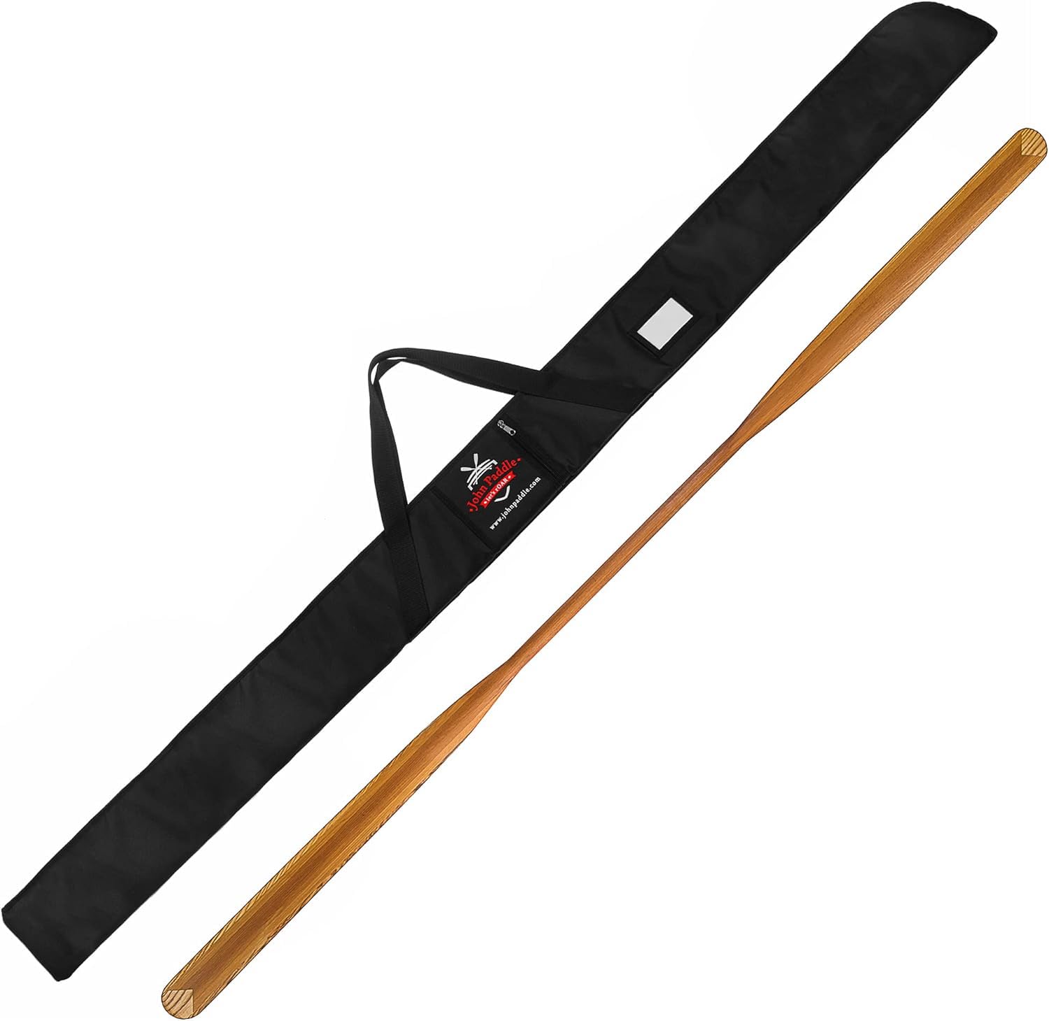 John Paddle agaie du Groenland Eskimo 210/215/220/225/cm + Sac de pagaie pour Kayak de mer très léger Environ 850-830 g en cèdre et frêne – pagaie Traditionnelle du Groenland avec Division