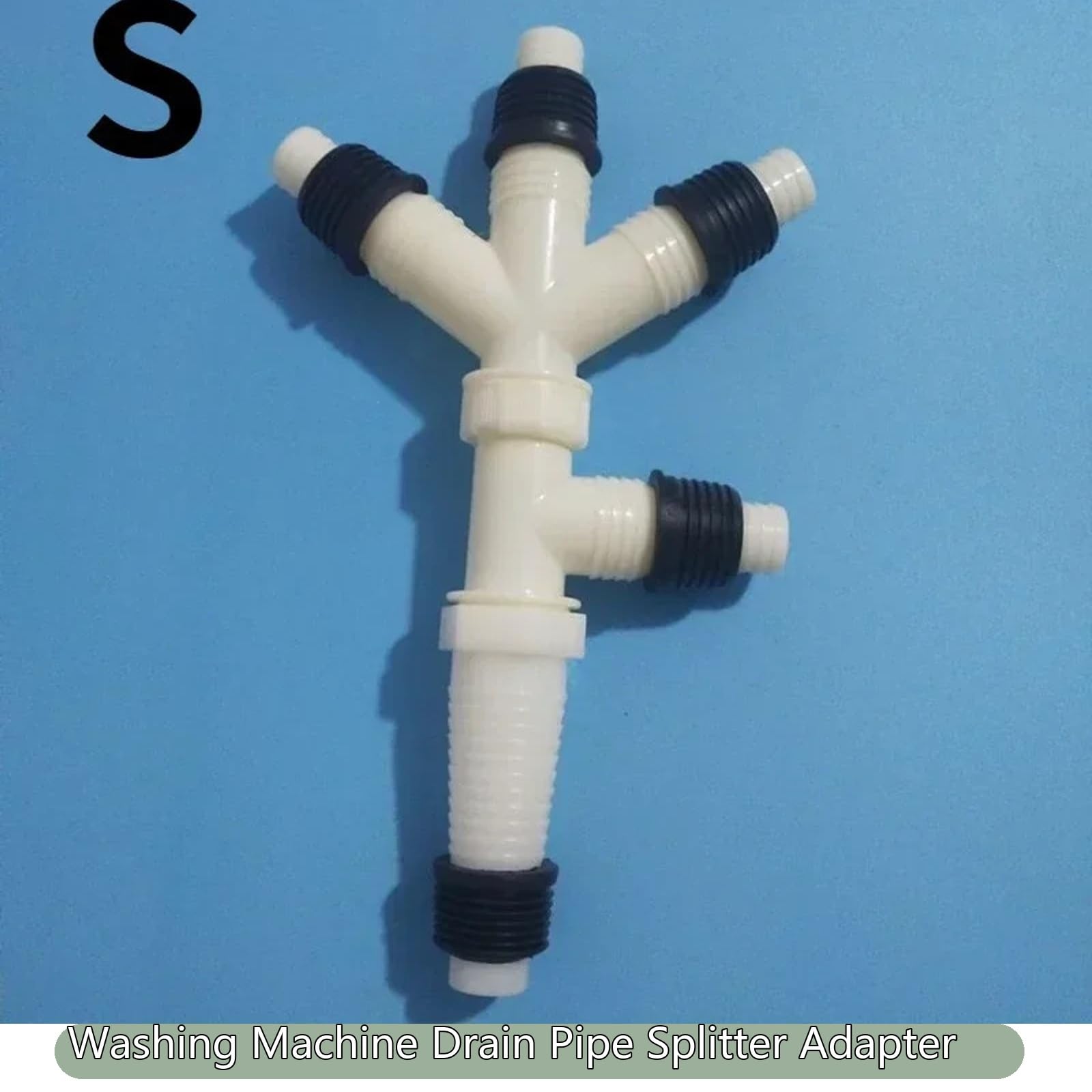 Sdoppiatore scarico lavatrice, raccordo a T per scarico lavabo, accessorio