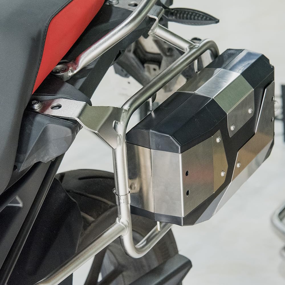Boîte à Outils de Rangement latérale pour Moto Compatible avec R1250GS R 1250GS R1200GS R 1200 GS LC ADV Adventure F750GS F850GS F 750 GS F 850 GS Valise latérale en Plastique ABS étanche