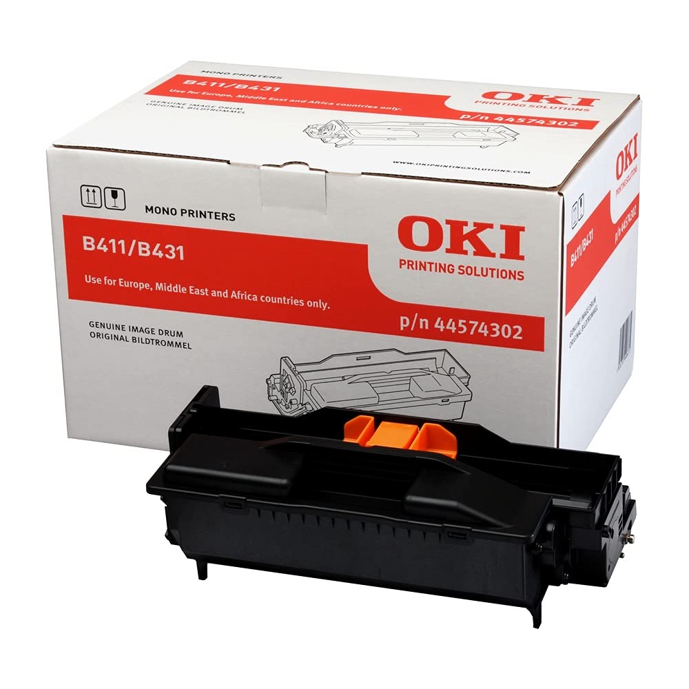 ECOPRO - Tamburo Originale per le stampanti OKI B412 B432 B512 MB472 MB492 MB562 B411 B431 MB461 MB471 MB491 - Nero - da 25.000 Pagine A4 - Cod 44574302
