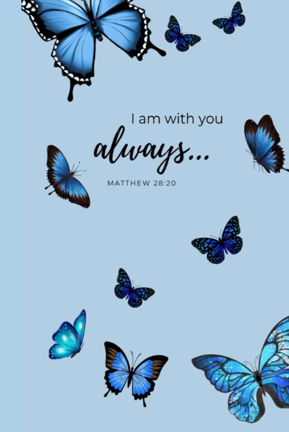 Blue Butterfly notebook