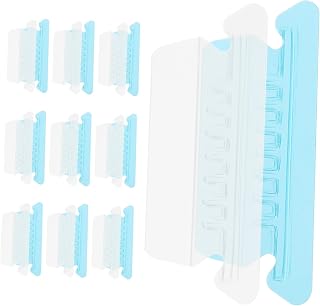 20Pcs Hanging Folder Tabs and Inserts for File Organization Plastic Classification Tabs with Writable Inserts Office Accessories for Hotel and Home Filing Systems