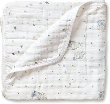 Amazon エイデンアンドアネイ Aden Anais ベビー ブランケット コットン かわいい 大判サイズ 07 Night Sky 6036 タオルケット ガーゼケット ベビー マタニティ 通販