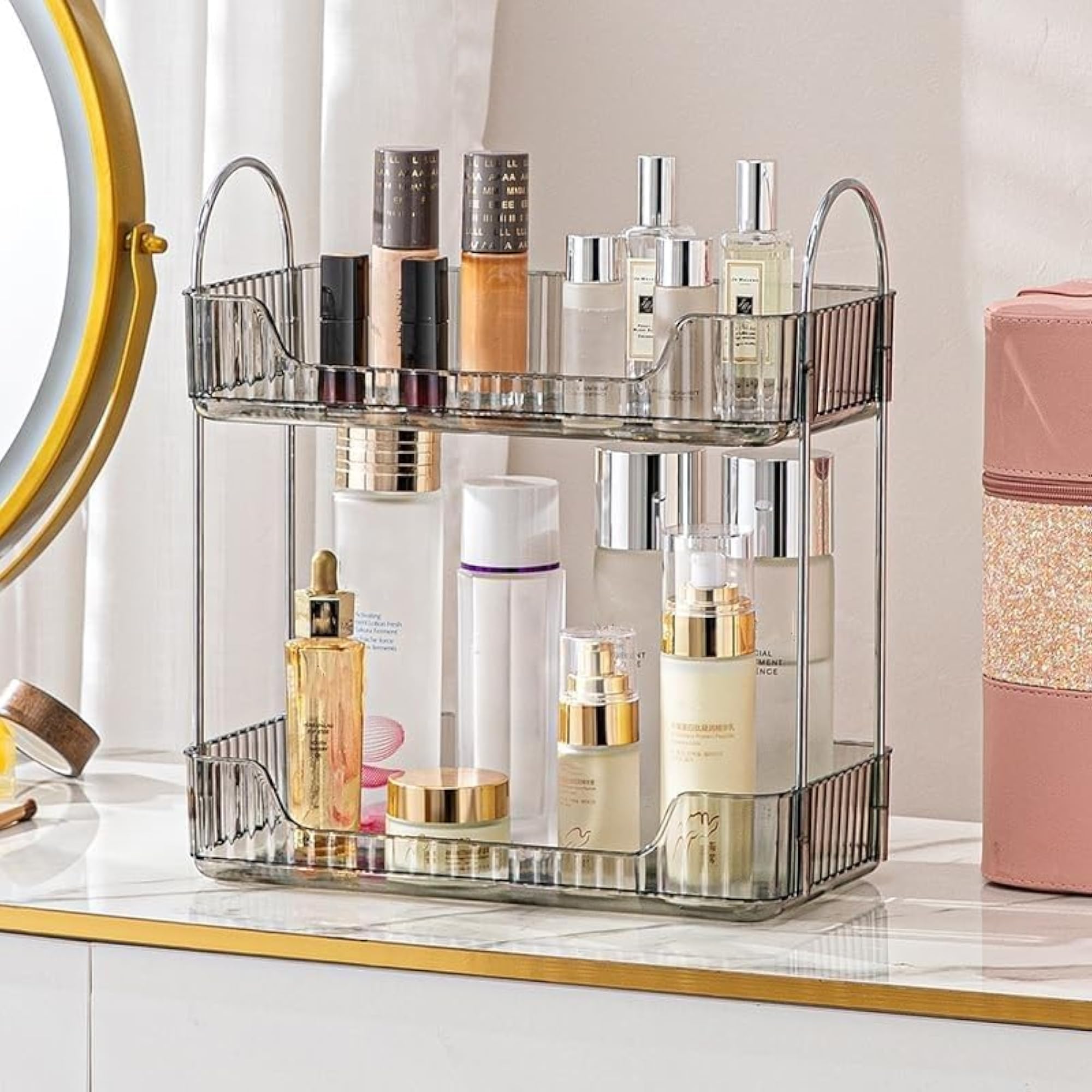 2 Layers Makeup Organiser for Bathroom
