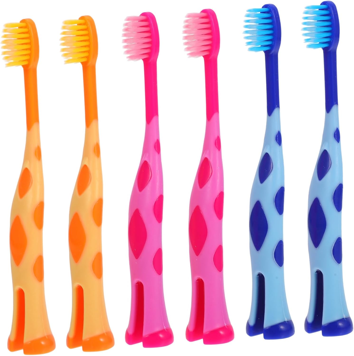 6pcs Boy Girl Toothbrush Soft Bristle Manual Boys and Girls Toothbrush Fun Deer Design