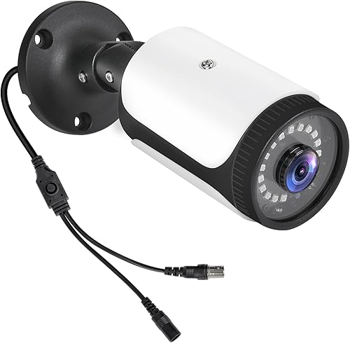 Cámara de seguridad HD de 180 grados con visión de gran angular de 2.0MP 1080p Cámara de seguridad 4 en 1 CCTV Bullet con cable BNC,