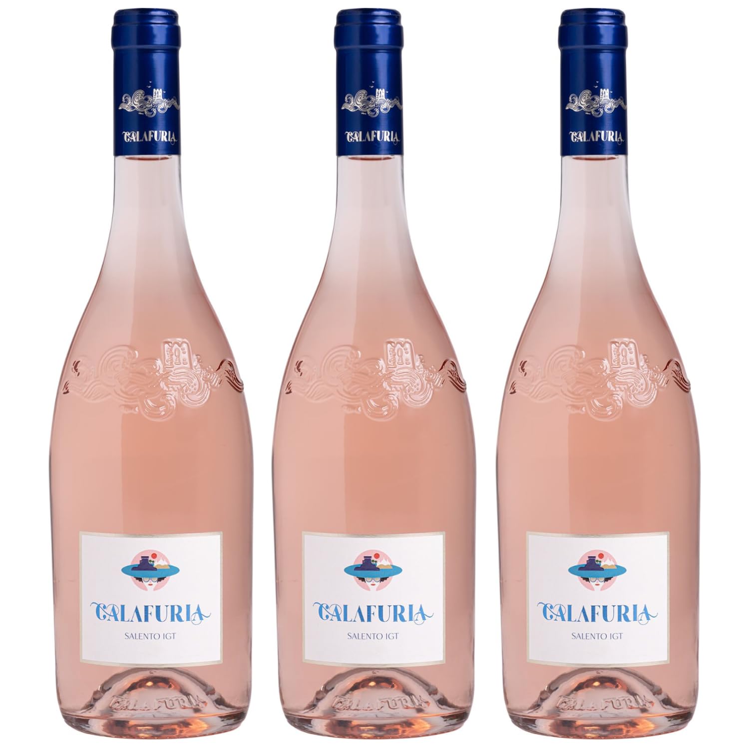 Tormaresca Antinori Calafuria Rosé Negroamaro Salento IGT Roséwein Wein Trocken Italien (3 x 0,75l)