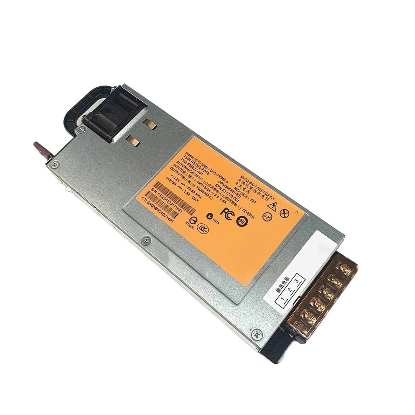 Alimentation 750 W HSTNS-PD18 12V bloc de puissance pour serveur et minage