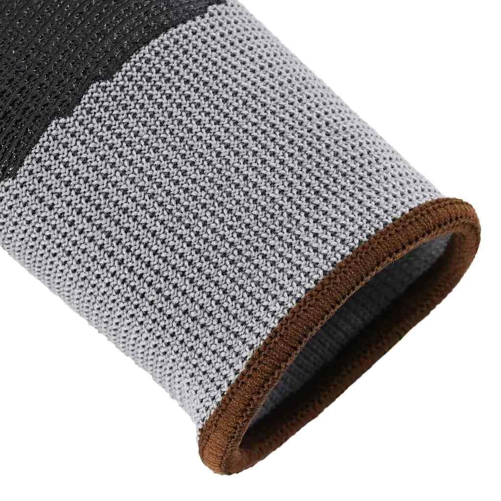Lot de 24 gants de travail gris noir taille 8 M en polyester, résistants à l'abrasion, polyvalents pour atelier, jardin, construction et industrie, confortables, durables