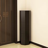 Vista 16 de Armario giratorio para zapatos, zapatero de metal giratorio de 360°, almacenamiento redondo vertical, estante estrecho de 3/6/9/12/15 niveles