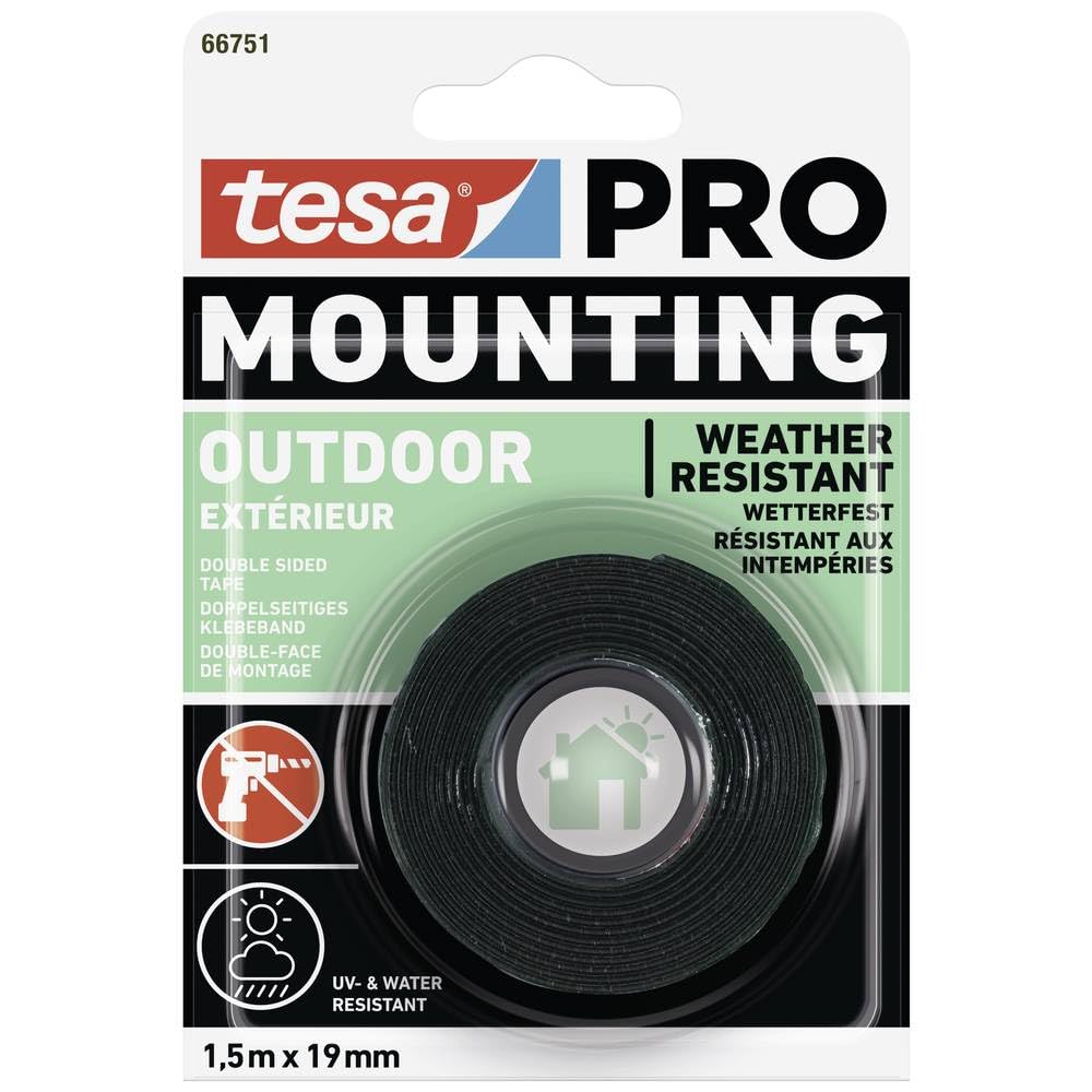 PRO Mounting Outdoor, Strong and double-sided tape