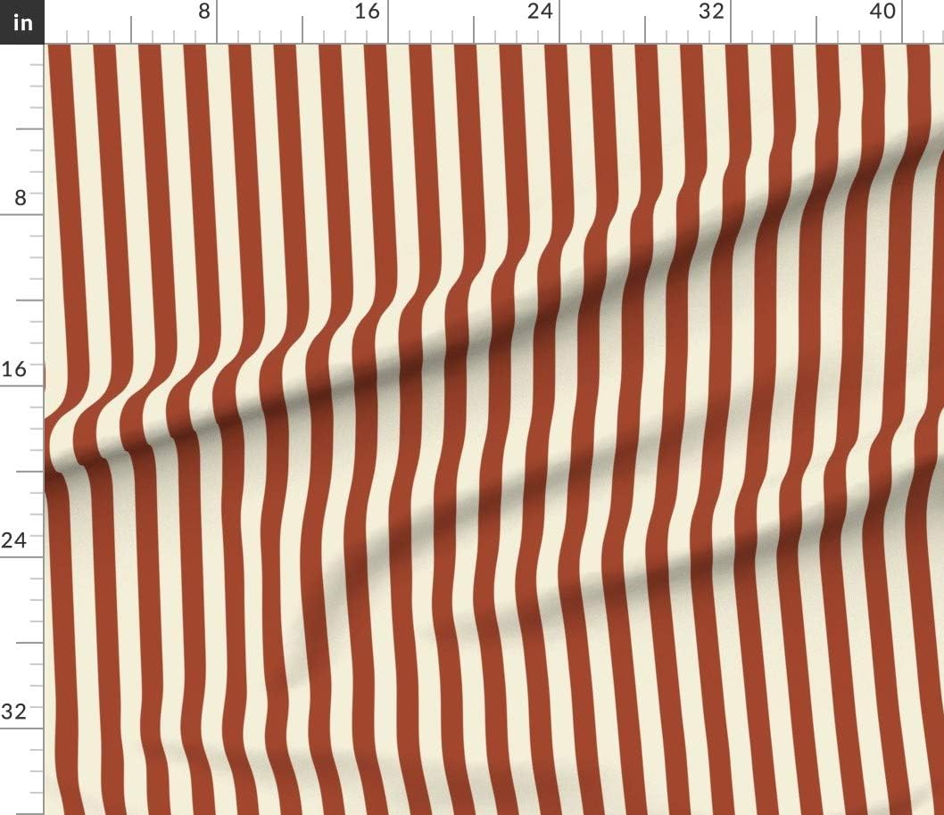 Spoonflower Fabric - Vintage Flag Stripe Patriotic USA Candy America Vertical American Printed on Petal Signature Cotton Fabric by The Yard - Sewing Quilting Apparel Crafts Decor