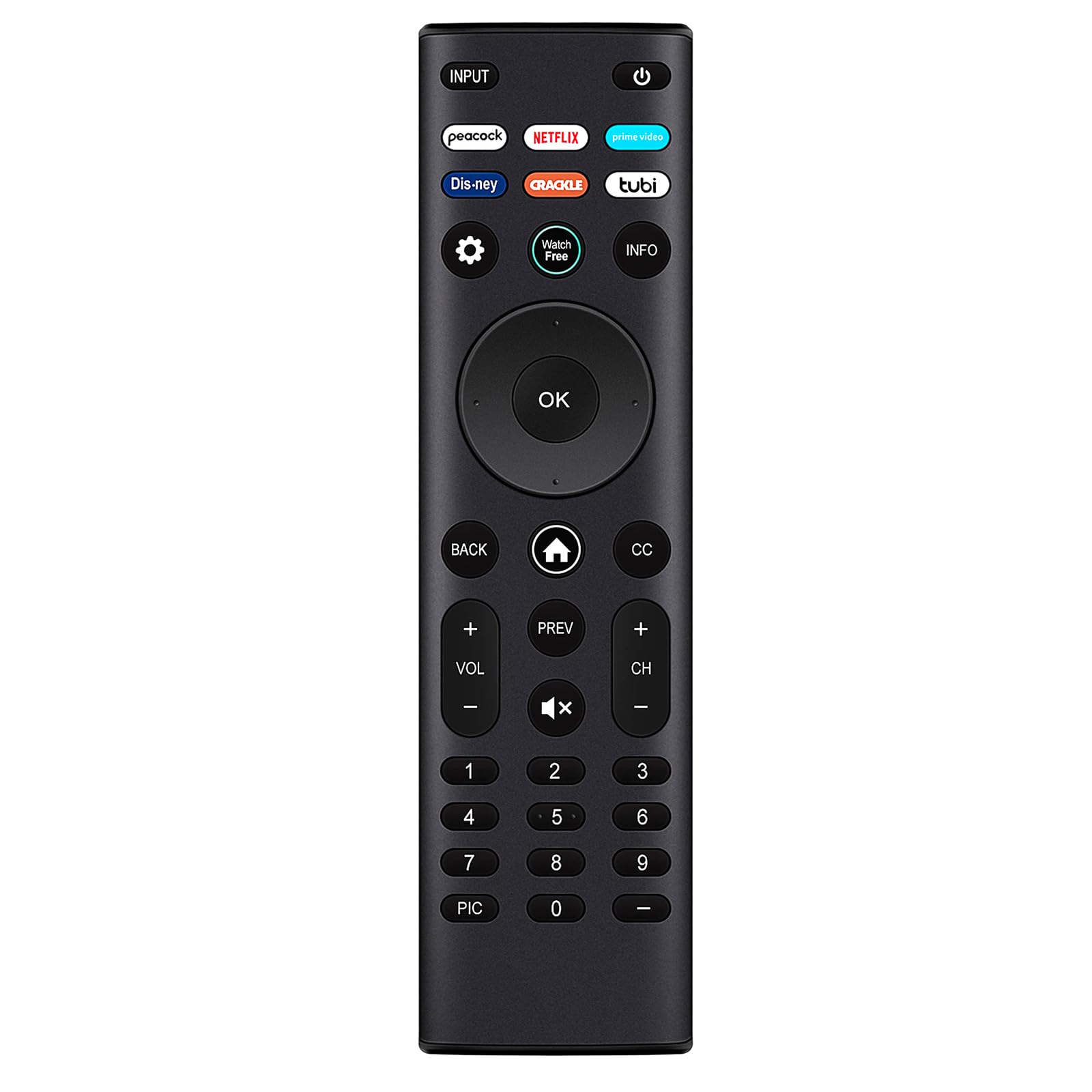 Universal TV Remote XRT140 Replacement Remote Control Compatible With Vizio  D Series Smart TVs & Other Vizio Models DexLite Pro Outsole