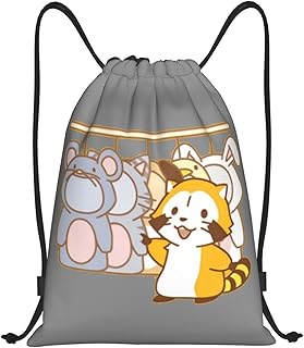 [Fasedate] あらいぐまラスカル (8) ロープ引き設計水かけ防止生地フィットネスリュックやランドセルは、スポーツ、フィットネス、ヨガ、旅行などに最適