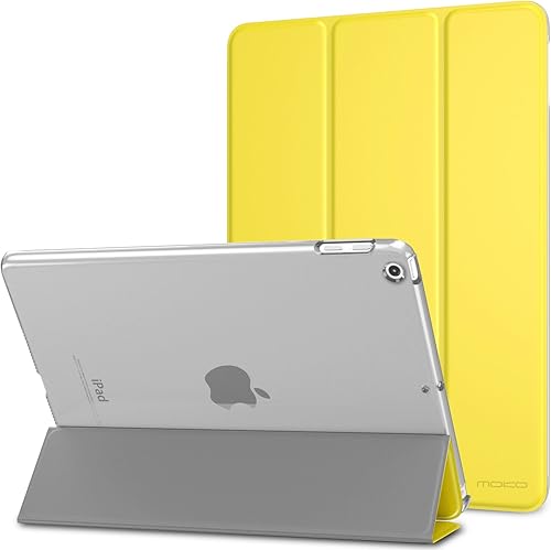 Miniatura 24 de MoKo Funda para iPad 9.7 Pulgadas 2018/2017 de 6ª/5ª Generación, Funda Inteligente delgada y ligera con soporte con Protector Trasero Translúcido