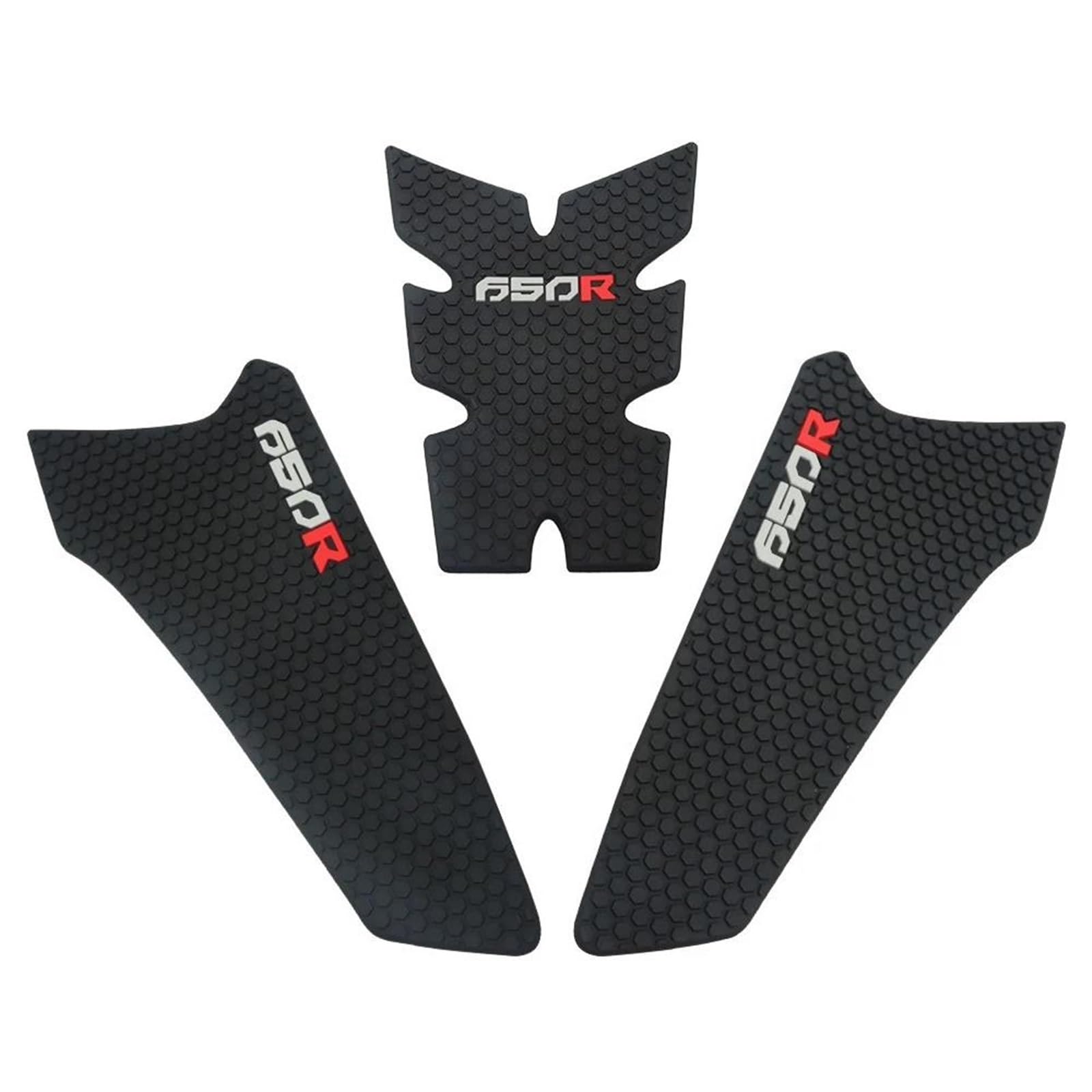 Piwine Color3 Oil Tank Protector Anti Slip Grip Decals Motorcycle Pad Sticker For Cb650r 2019-2024 Cbr650r 2022-2024 Kneepad