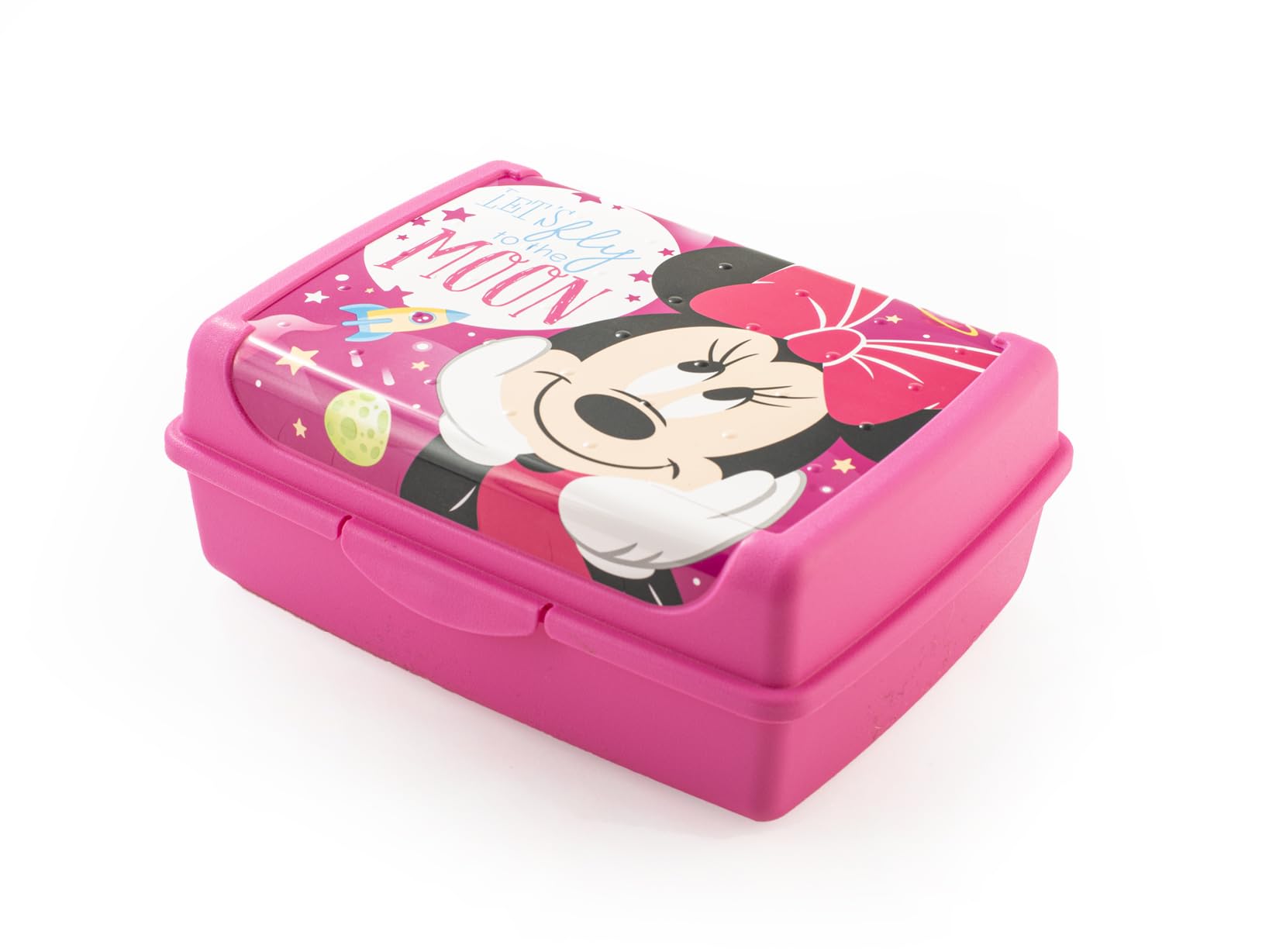 Lulabi Minnie Cosmo Lunch Box, Polypropylene, 17 x 13 x 6.5 cm