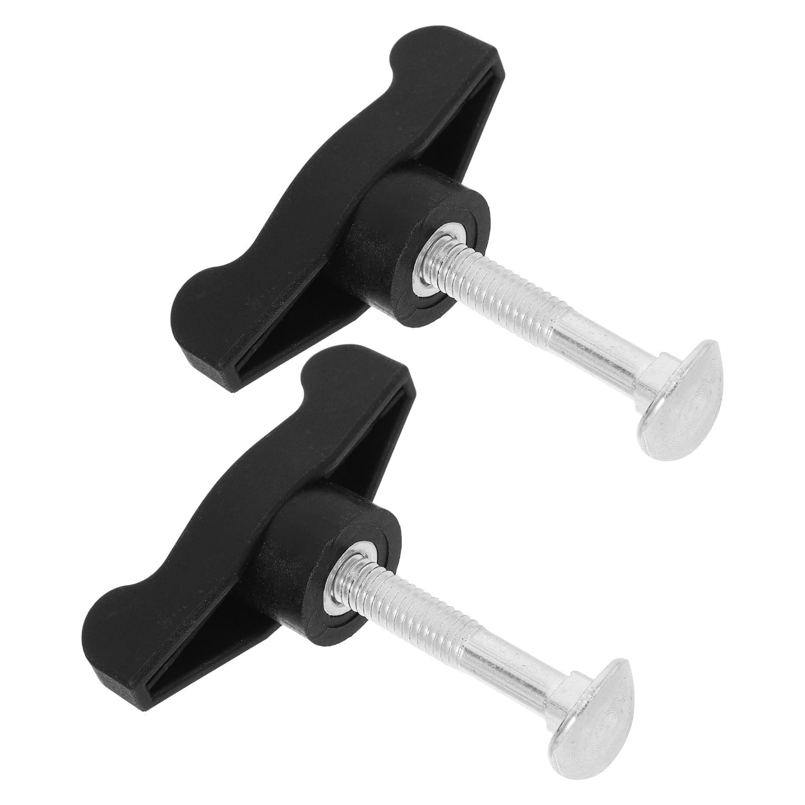 SHINYPASING Universal Lawn Mower Handle Replacement Bolts and Wing Nuts with Plastic Thumb Screw Compatible with Honda and Models for Outdoor Lawn Care (Black)