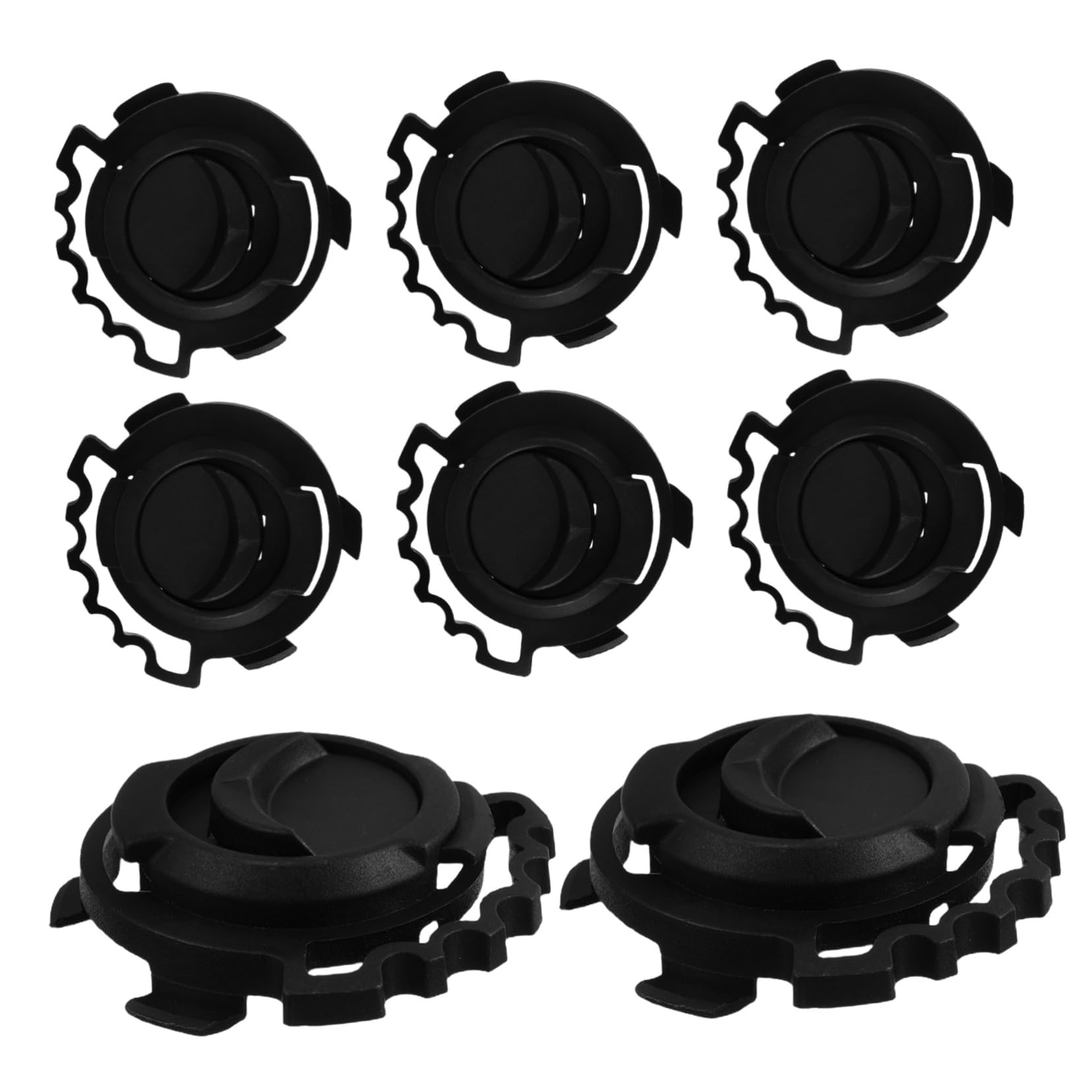 BESPORTBLE 4 Pairs Accessories Plastic Shield Clips for Secure Visor Locking Impact Protection Enhanced Visibility Compatible with Full Half Helmets