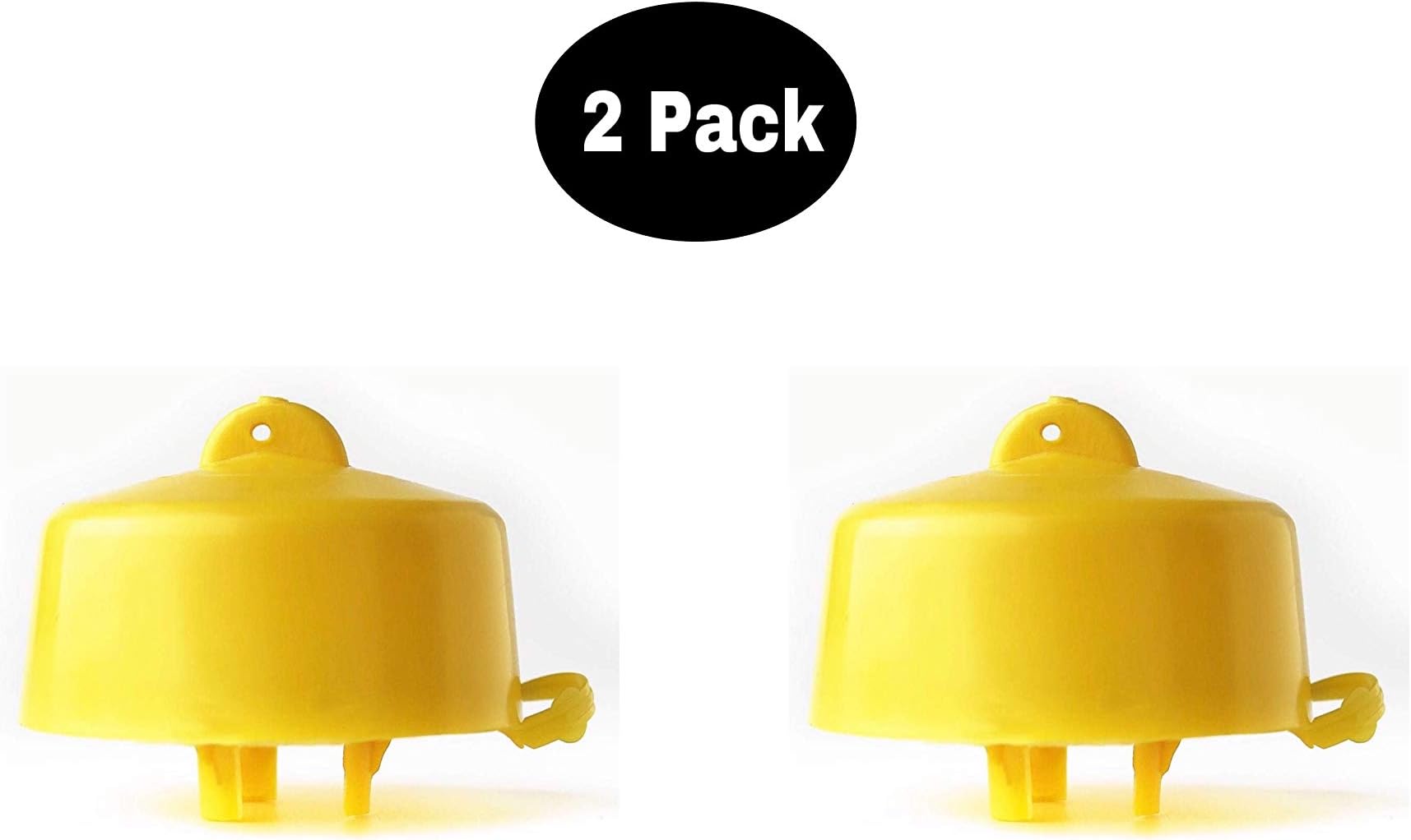 Hemus No Fly Zone Device for Outdoor and Indoor for House Fruit Horse Biting Animal Dog Drain Tachinid Flies - Reusable and Works with Disposable Bottles, Kids & Pet Safe