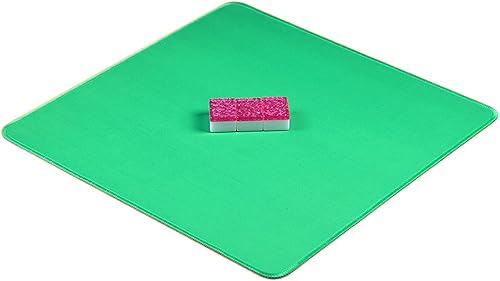 Mahjong Mat - Tapete de mesa Mahjong de 31.5 pulgadas, antideslizante y reducción de ruido (verde)