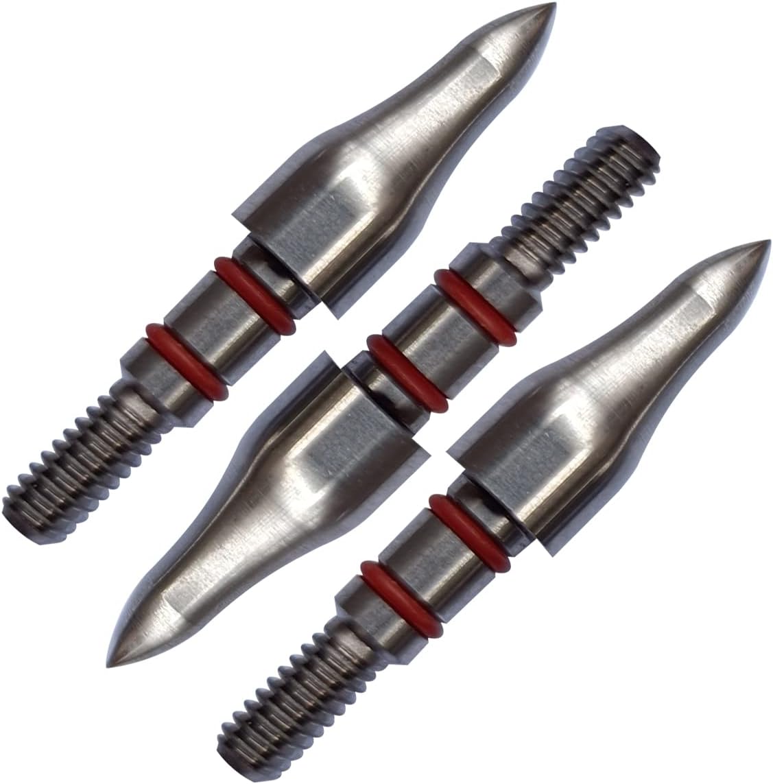 - 100/125/150/200 Grains Archery Field Points,9/32″，5/16″，19/64 ″ Field Points, Stainless Steel Screw in Archery Field Tips and BroadHeads (1 Dozen 12 PCS)