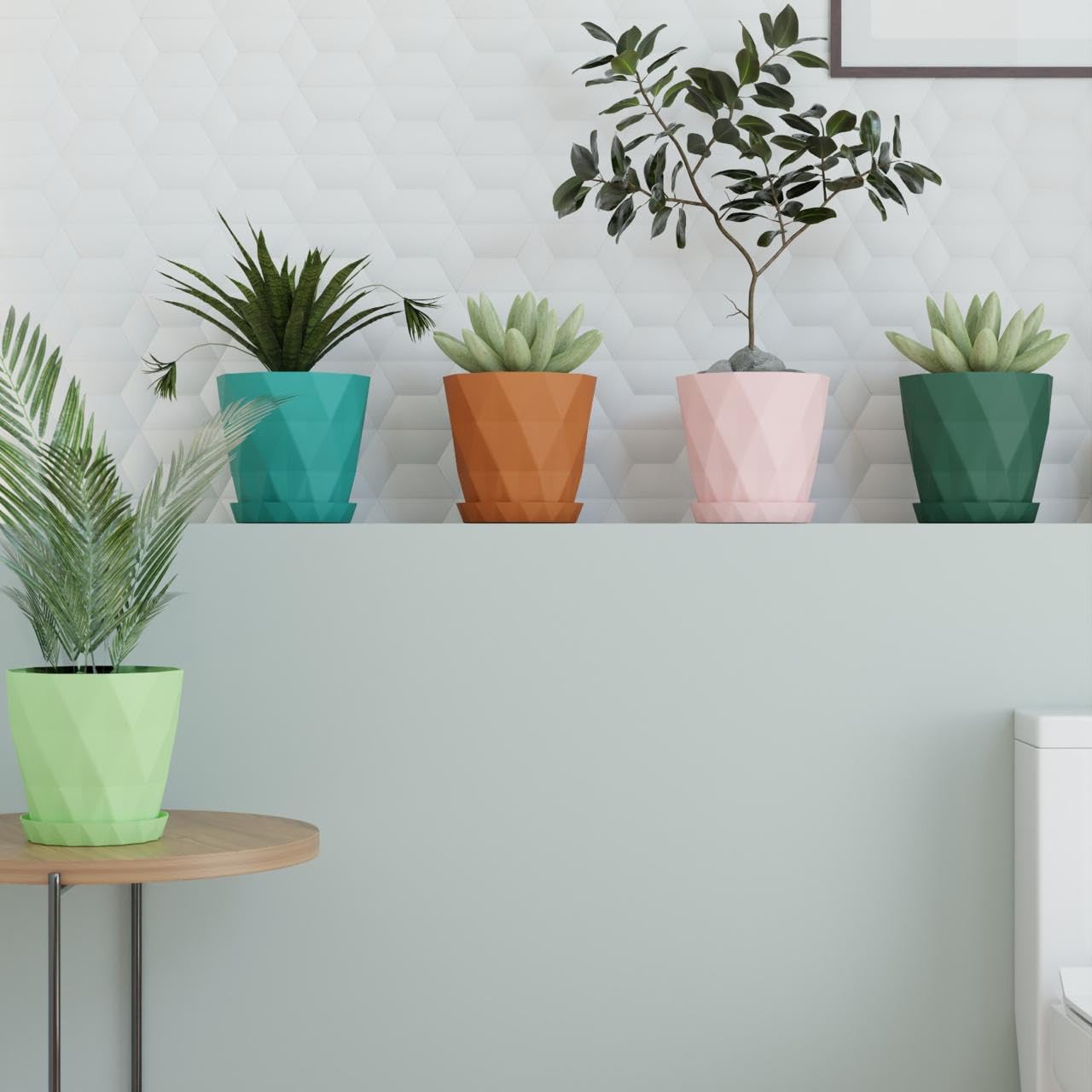 See full amazon price history chart for Kirtika SET of 5 | 9 Inch Big Flower Pots for Home Decoration, Indoor Plant Pots, Gardening Pots, Big Pots for Plants, Plastic Flower Pot, Pots for Plants Big Size, Flower Pots for Garden Plants Kirtika SET of 5 | 9 Inch Big Flower Pots for Home Decoration, Indoor Plant Pots, Gardening Pots, Big Pots for Plants, Plastic Flower Pot, Pots for Plants Big Size, Flower Pots for Garden Plants (B0D9R2DKQH) Amazon Price History, Amazon Price Tracker
