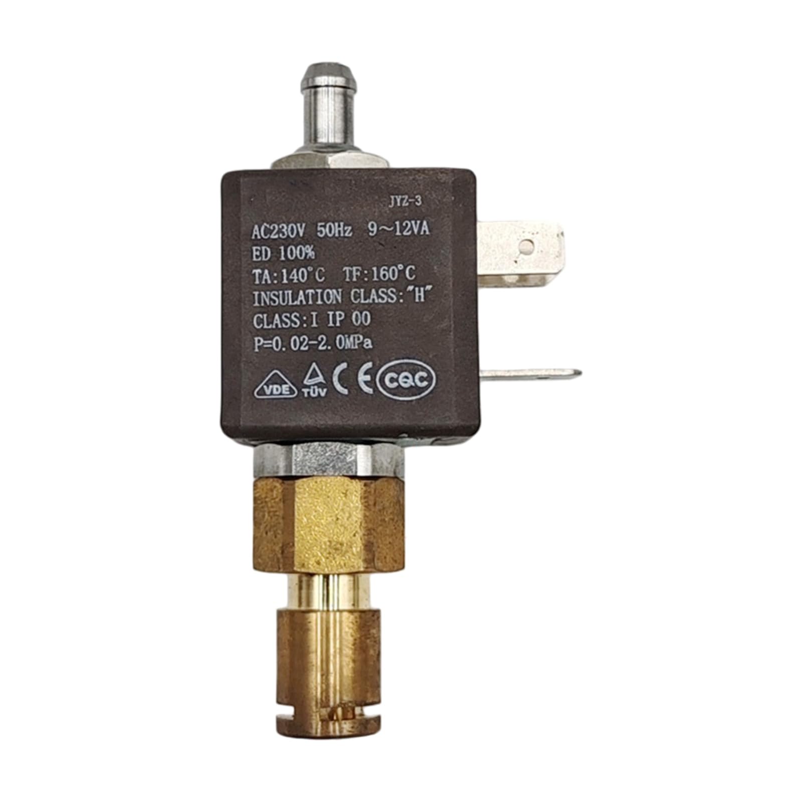 Alloneslife 2.0Mpa Solenoid Water Valves Replacement Electromagnetic Control For Coffee Maker Air Waters Boiler Copper Electric Solenoid