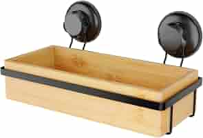 Panier Ventouse Bestlock Noir - Rangez Sans Percer Pour Cuisine & Salle De Bain