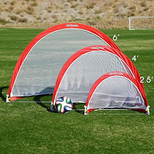 Gosports Portable Pop-Up Soccer Goals For Backyard - Kids & Adults - Set Of Two Nets With Agility Training Cones And Carrying Case #TOP5
