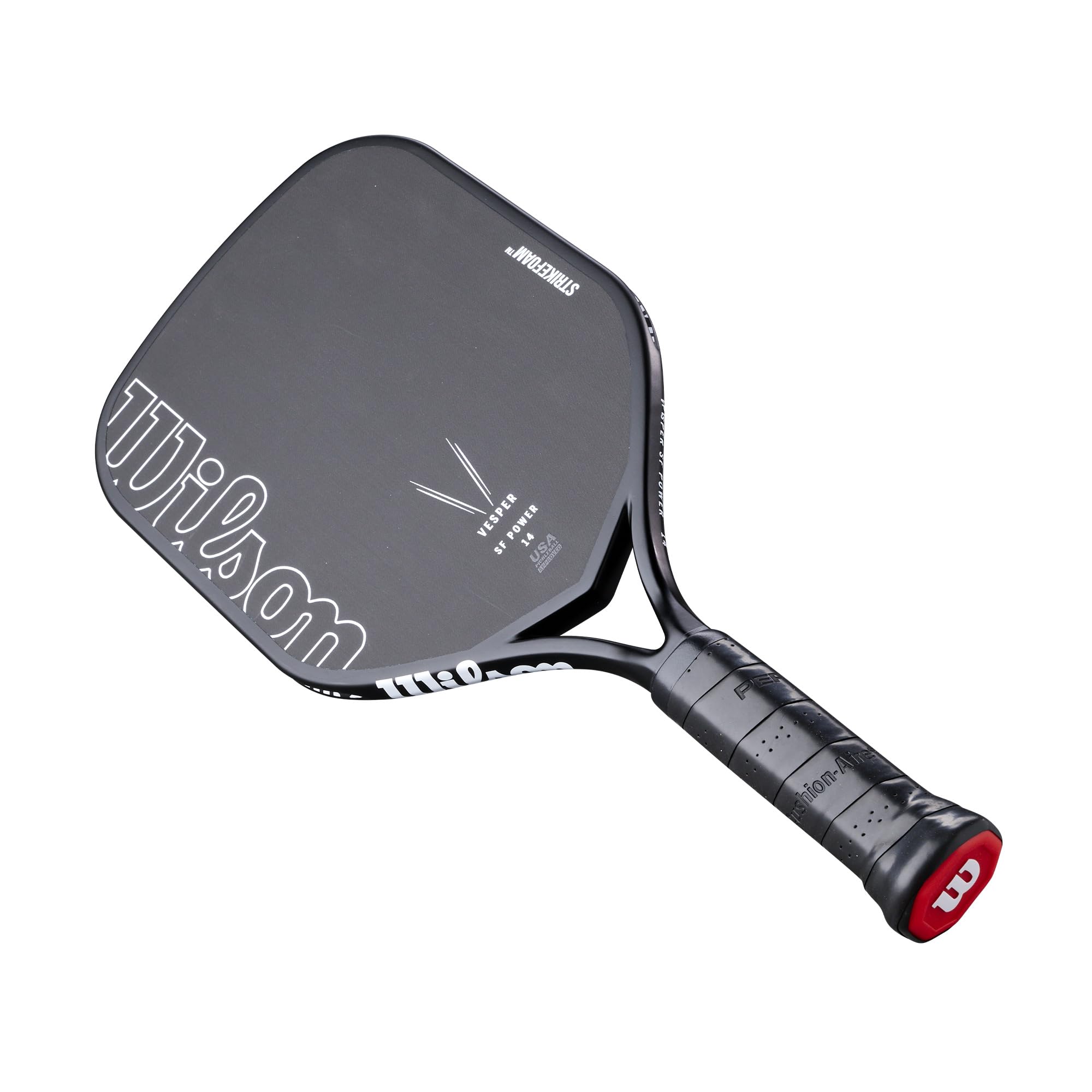 Wilson Vesper SF Power 14 Pickleball Paddle - Preto/Branco