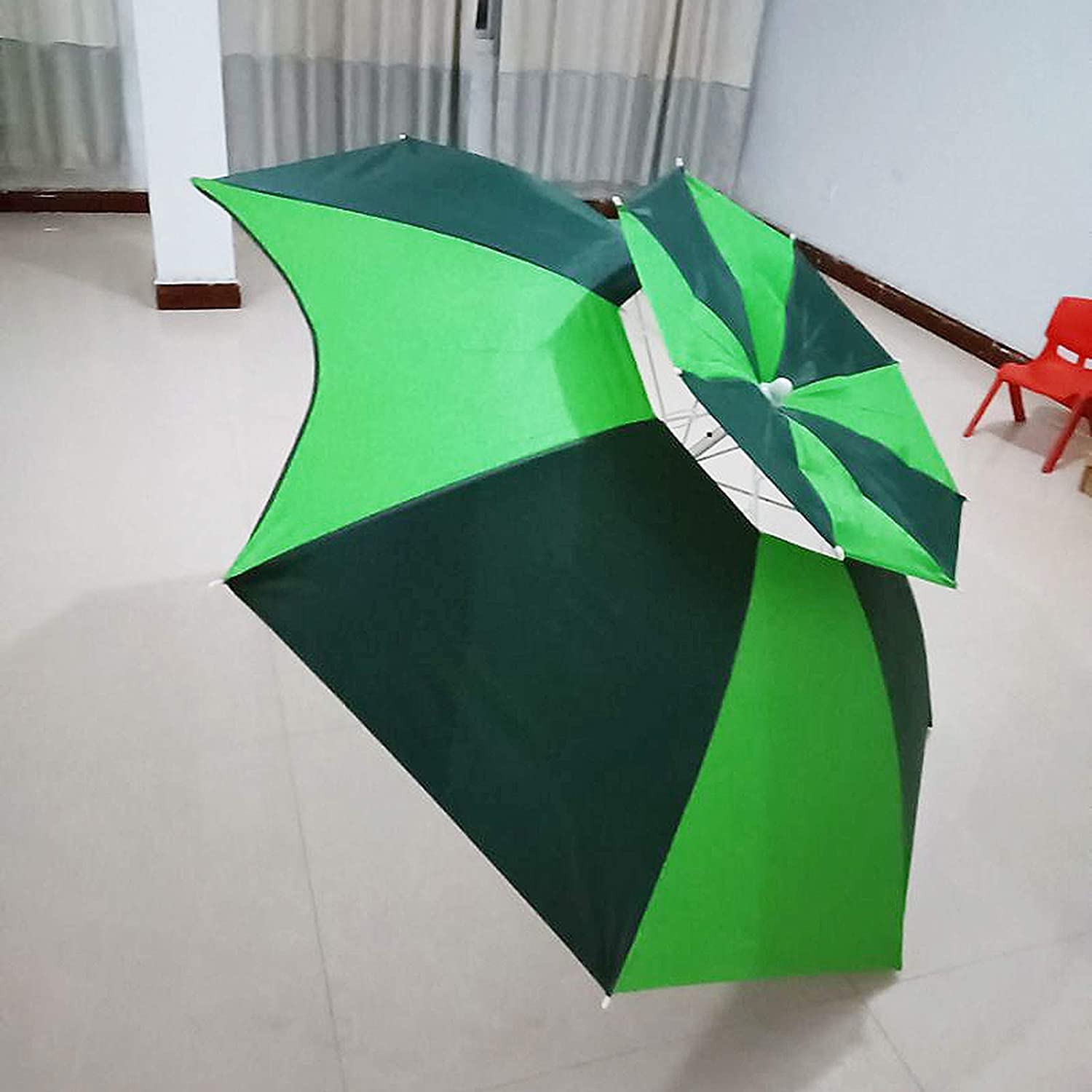 Duży parasol wędkarski Parasol chroniący przed słońcem Pochylony o 360 stopni Nowy zagęszczony filtr przeciwsłoneczny Parasol przeciwburzowy do wędkowania Kemping Golf i zajęcia na świeżym powietrzu 2