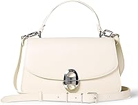 Vista 1 de Yaxa Essentials Bolso de mano con asa superior Cuero sintético blanco roto