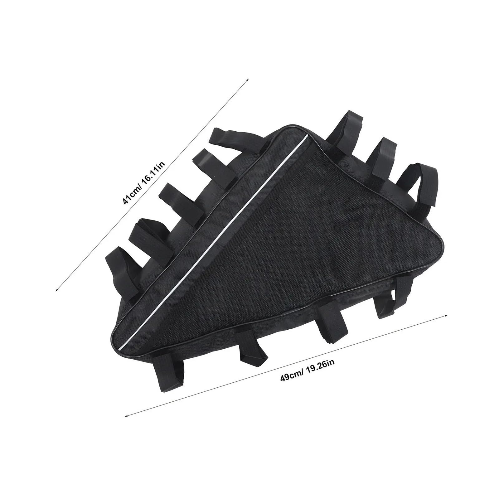 Borsa for telaio triangolare for bici impermeabile da 1 pezzo | Conserva telefoni, strumenti di riparazione, chiavi e altri piccoli attrezzi da equitazione.