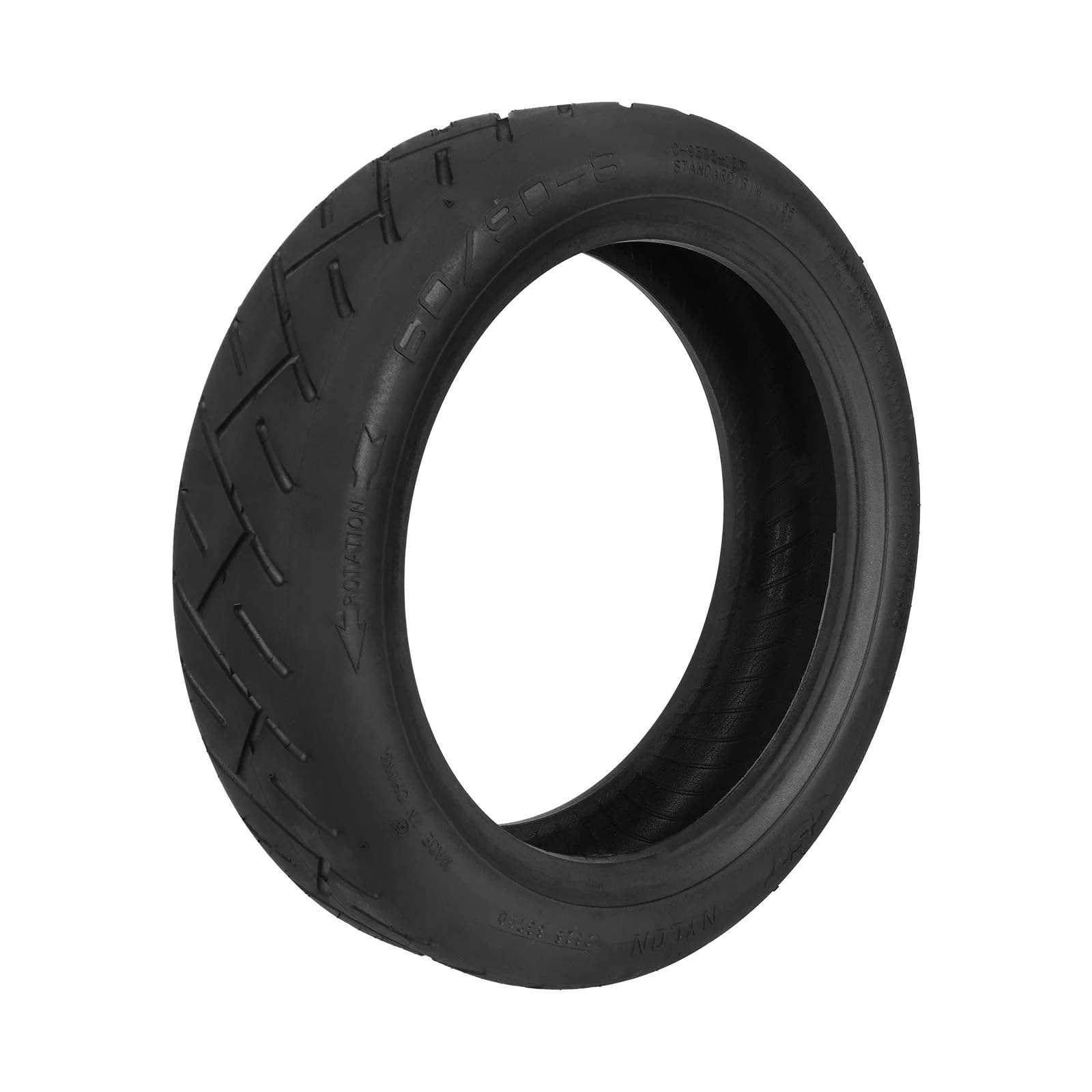 CST 60/90-8 Ersatzräder für Xiaomi 5 Plus/Xiaomi 6 Elektroroller 12 Zoll Reifen Tubeless Schlauchloser Verdickt Explosionsgeschützt Langlebig Sicher Ersatzreifen mit Ventil (1 Stk)