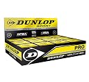 Dunlop Pro Double Dot Rubber Squash Ball, Pack of 12 (Black) gallery image