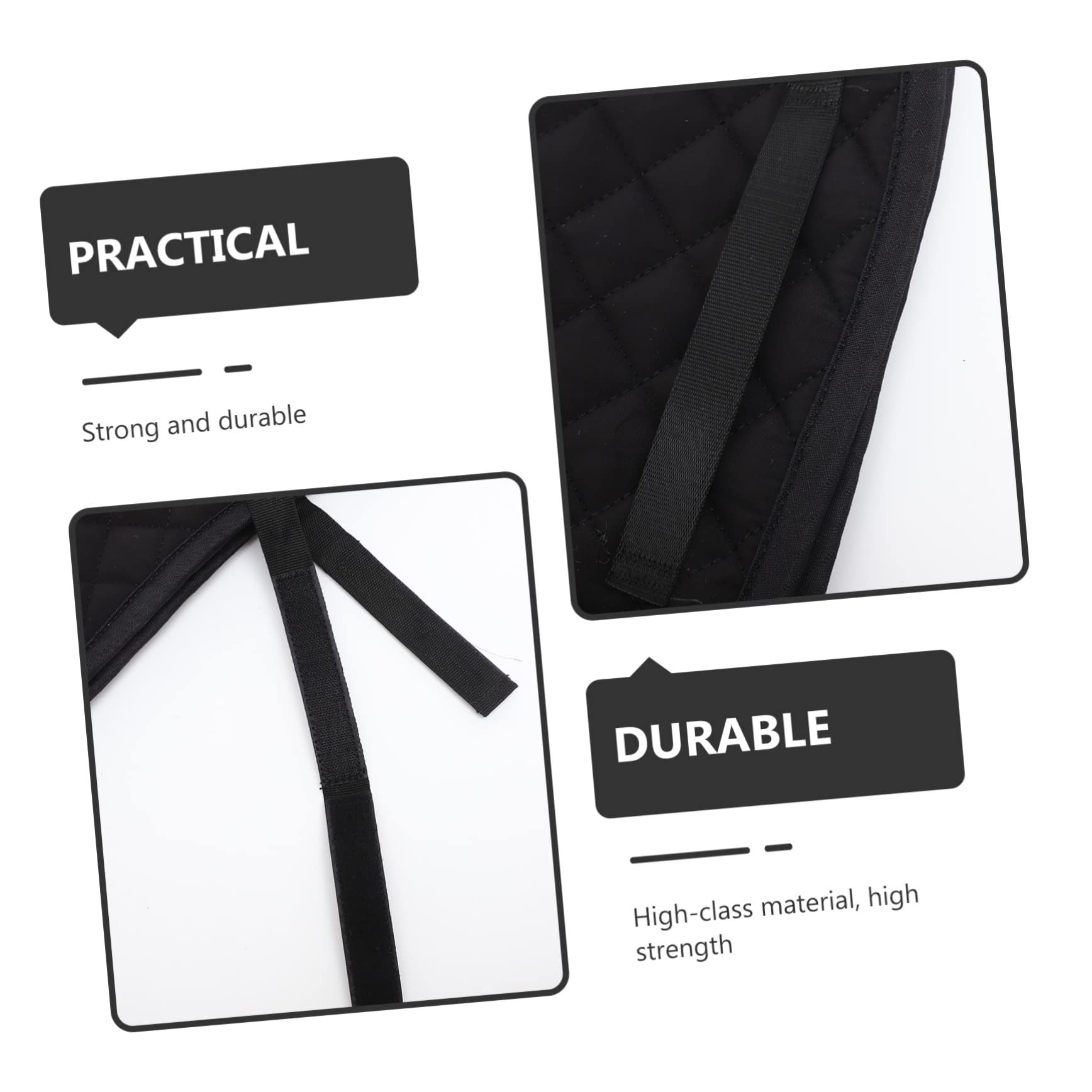 Kisangel Almohadilla Antideslizante para Caballo con Funda de Asiento Acolchada y Correa para Silla de Montar