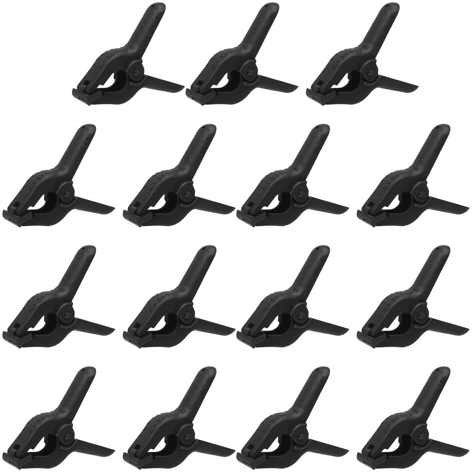 JIAYUET 15PCS Spring Clamps, 4 Inch Heavy Duty Photography Backdrop Clips for Studio and Market Stall