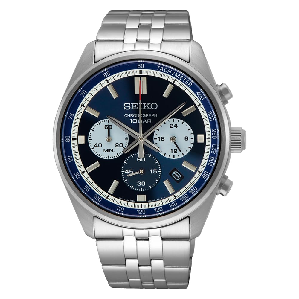 Seiko Stainless Steel Analog Multi-Color Dial Men Watch