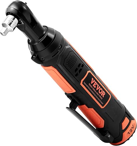 Miniatura 9 de VEVOR Juego de llaves de trinquete eléctricas inalámbricas de 38 pulgadas, kit de herramientas de trinquete eléctrico de 12 V, 33 pies-libras, carga