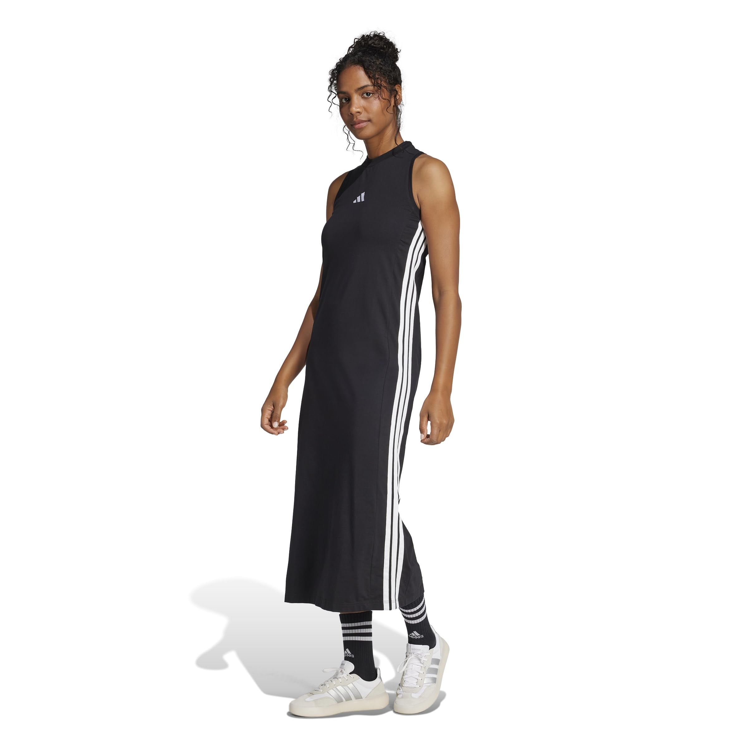 adidas Women's Vestido Largo Essentials Racerback 3 Bandas